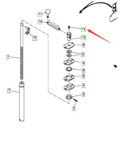 Vö Paver   Screw part number 2000702