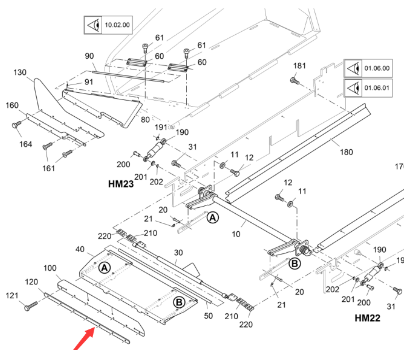 Vö Paver   Middle baffle pressing plate part number: 2213006