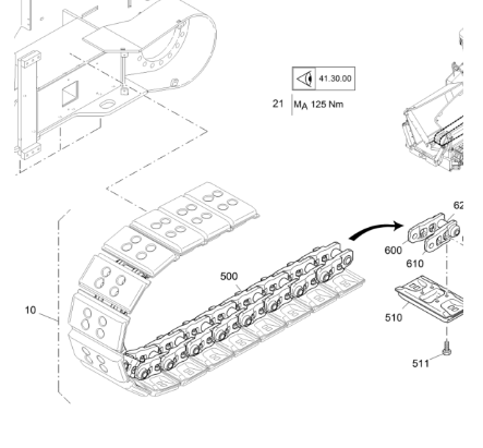 Vö Paver    Track Chain Assembly Part Number 2583021