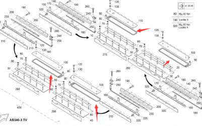 Vö Paver   Heating rod base plate part number 2275932