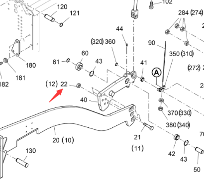 Vö   Paver   Fishplate fixing nut part number 2031903  