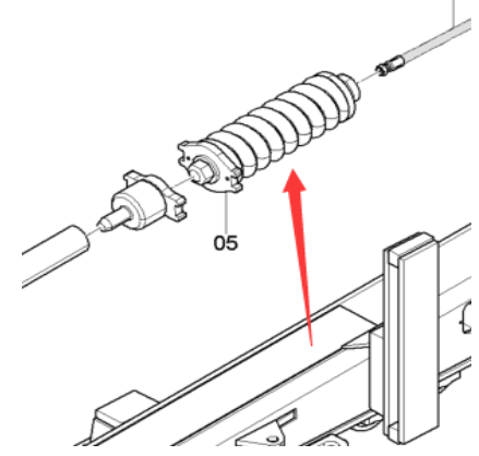 DYNAPAC SD2530CS Track Tensioning Spring Part Number D952650913
