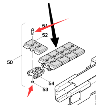 DYNAPAC Track Shoe Bolt Part Number 481203496