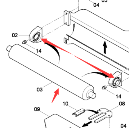 DYNAPAC roller part number 4812027446