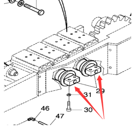 DYNAPAC roller part number 952701522