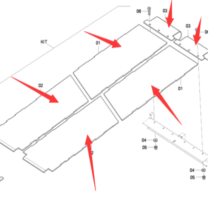 DYNAPAC front feeding bottom plate part number 4812026786