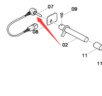 DYNAPAC scraper level potentiometer part number 4812031045