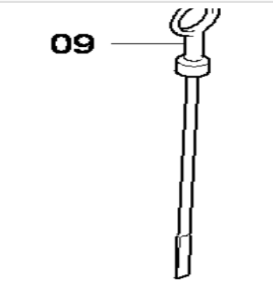 DYNAPAC paver accessory oil dipstick part number D966630411