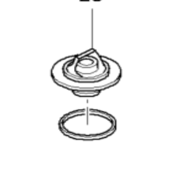 DYNAPAC engine thermostat part number 4812040817