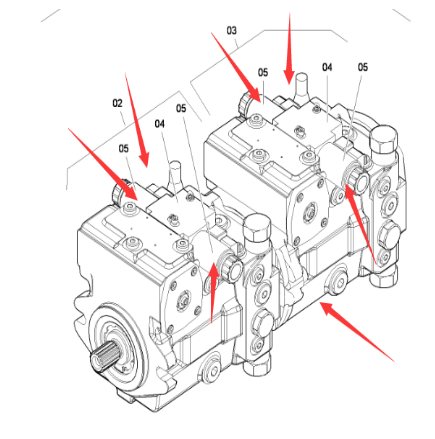 DYNAPAC Spiral Dual Plunger Pump Part Number 4812026128