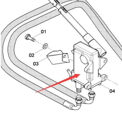 DYNAPAC Ceiling Lifting Hydraulic Pump Part Number D967328403