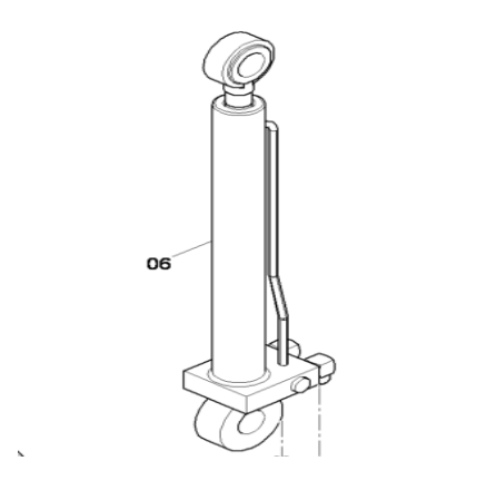 DYNAPAC Ceiling Cylinder Part Number 4812037829