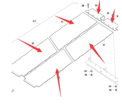 DYNAPAC hopper rear bottom plate part number 4812026783