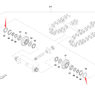 DYNAPAC Guide Wheel Cover Plate Part Number 4749302124
