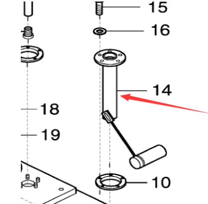 DYNAPAC Diesel Float Part Number 977044001