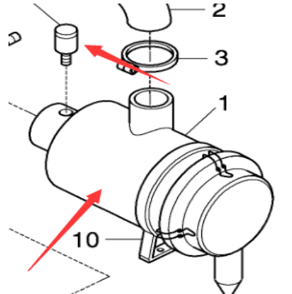 DYNAPAC air filter assembly part number 964441181