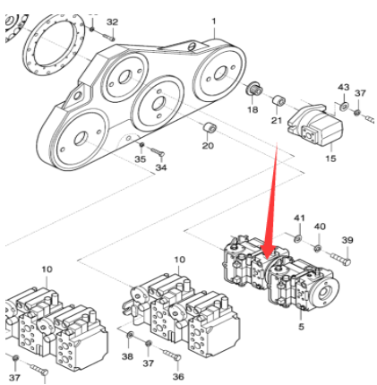 Dynapac Dual Plunger Pump Part Number 967045471