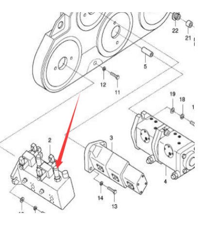 Hydraulic pump part number 967045201