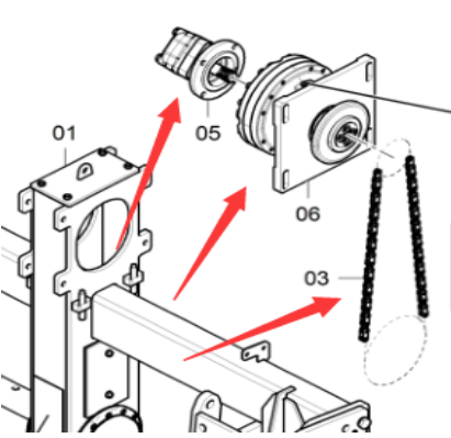 Spreader accessories spiral motor part number SD2550CS