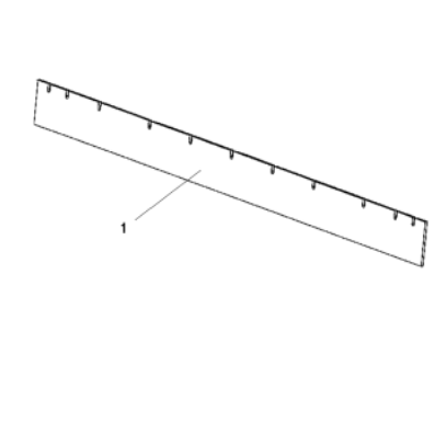 Scraper board manufacturer part number 395116