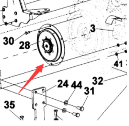Flywheel connecting plate part number 4812120670