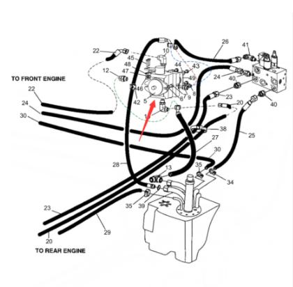 Traveling pump part number 4812270749