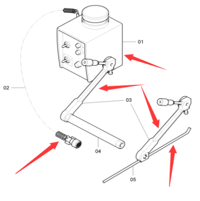 Find the leveling instrument part number D900624802