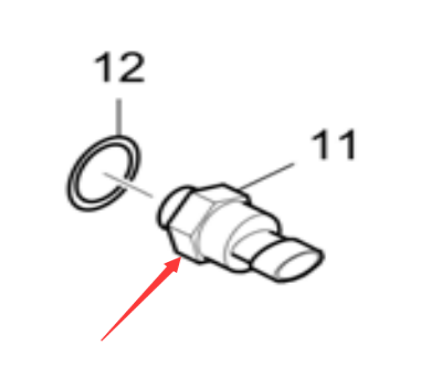 Water temperature sensor part number/4700945887