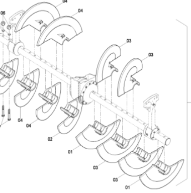 Main blade repair kit part number/4812027736