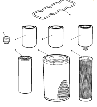 CC6200 Roller 1000 Hour Maintenance Package Part Number/4700945807