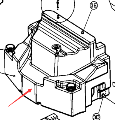 CC6200 sprinkler water tank part number/4812110982
