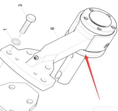Stirring extension section hanger part number/D439082200