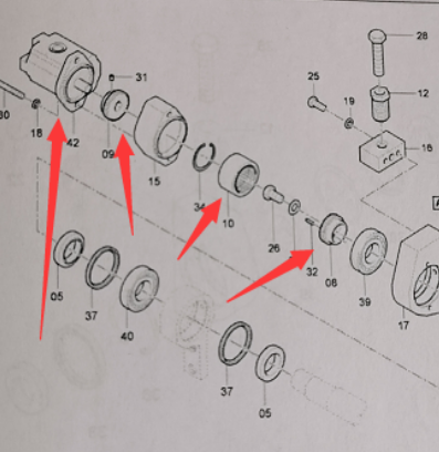 Screed Main Board Right Rammer Motor Part Number/D966136304