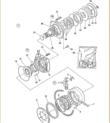Part number of walking motor assembly/4700357022