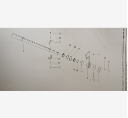 Host spiral shaft repair kit part number/4812273265