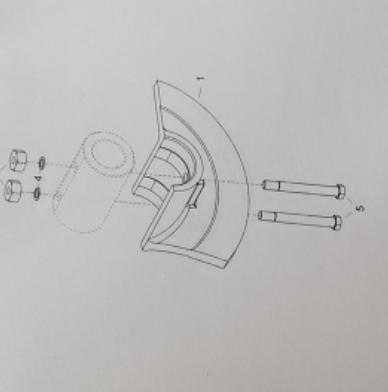 380 blade repair kit right part number/4812273272