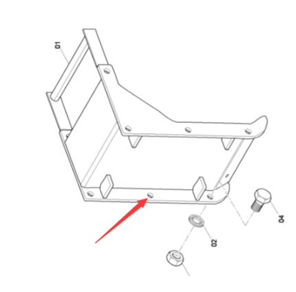 320MM spiral front baffle part number/4812027079