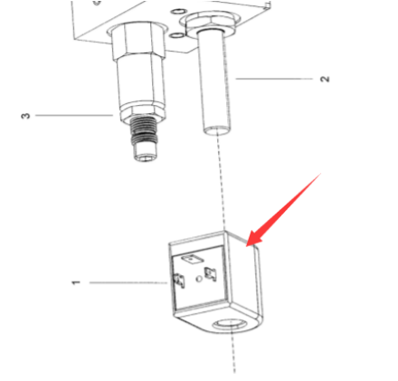 Brake solenoid valve coil part number 4812270253
