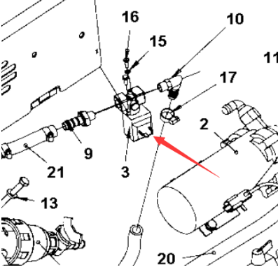 Sprinkler solenoid valve assembly part number 4700391438
