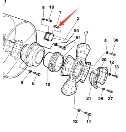 Shock absorber block adjustment pad part number 4700374728
