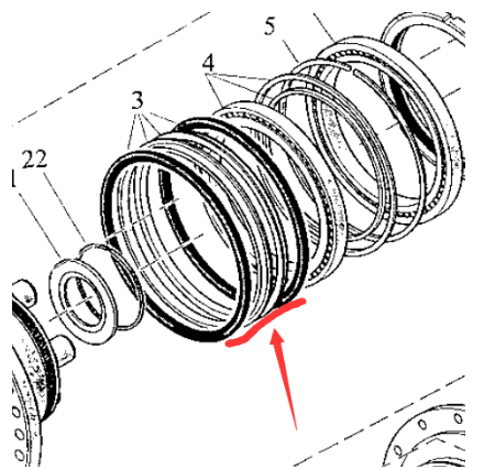  Gearbox oil seal part number 4700935381