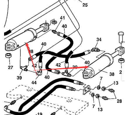 Steering cylinder part number 4700392027
