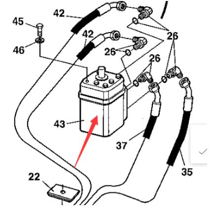 Steering gear part number 4700376000