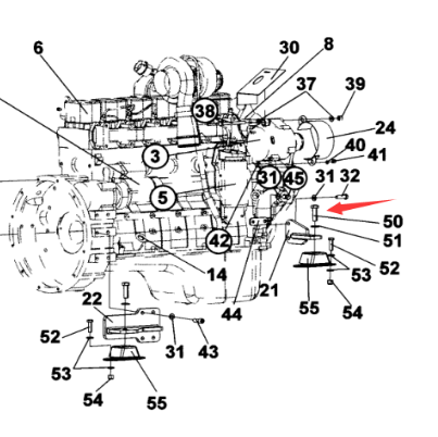 Fixed bolt part number 470050070