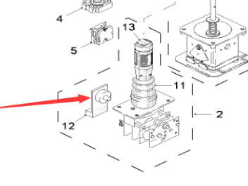 WIRTGEN potentiometer part number 123998