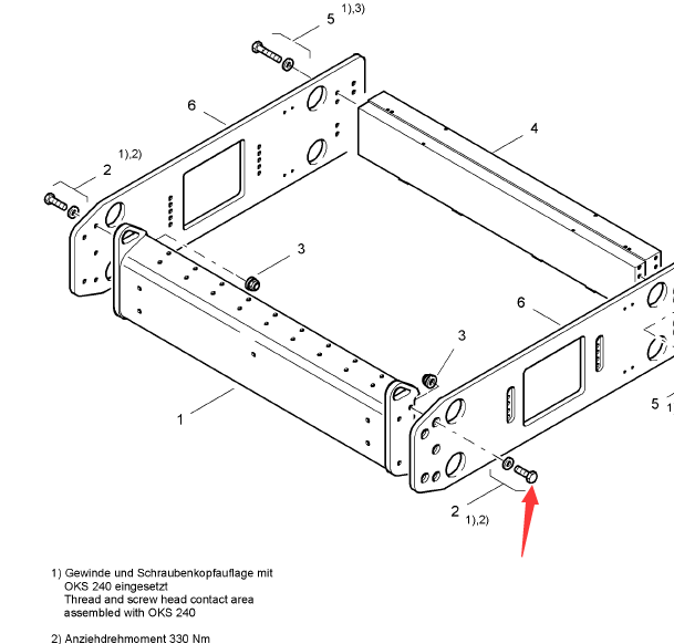 BOMAG fastening bolt part number 07132040