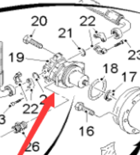 WIRTGEN Rear Travel Motor Part Number 114163