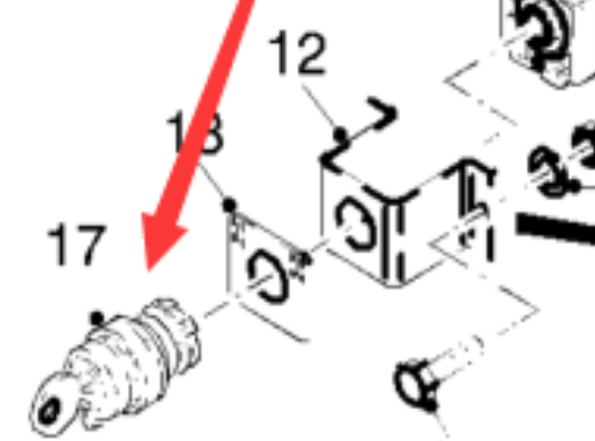 WIRTGEN accessory switch part number 16310