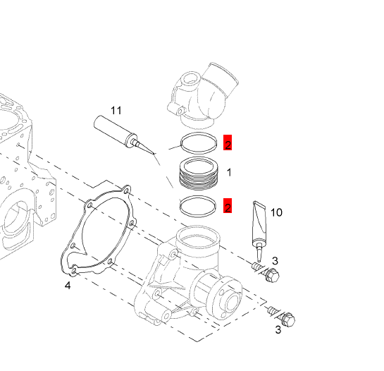 BOMAG camshaft bushing part number: 05713533