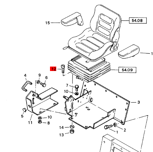 BOMAG fastening bolt part number: 07230817